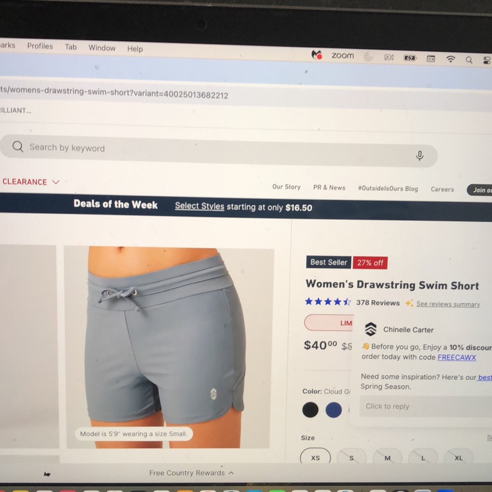 Free Country Shorts with Drawstrings - Picture 5 of 5